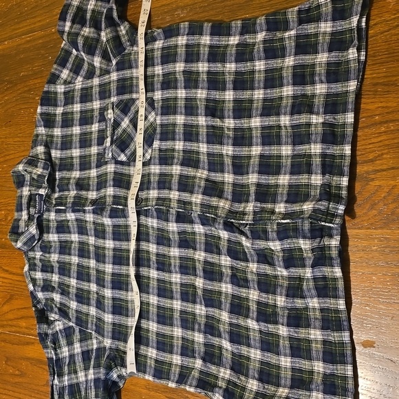 Stafford Essentials Plaid Flannel Shirt, Women's XL - Picture 3 of 4